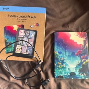 Amazon Kindle Colorsoft Kids 16GB - Fantasy River—ad free
